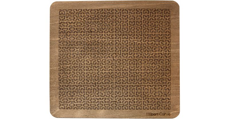 Puzzle Tray 25 Pièces Bois Puzzle Plateau Fractal Courbe Hilbert En Bois Pour Adultes - Défi Mental Sans Image Style D Puzzle Tray 25 Pièces Bois Puzzle Plateau Fractal Courbe Hilbert En Bois Pour Adultes - Défi Mental Sans Image Style D