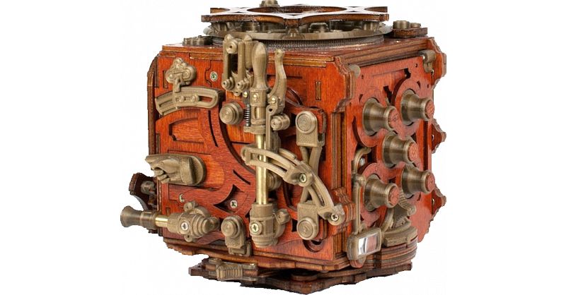 ペンタングル BOXセット 【廃盤】 Mecanigma - Wooden DIY Puzzle Box Kit | Wooden Models & Kits