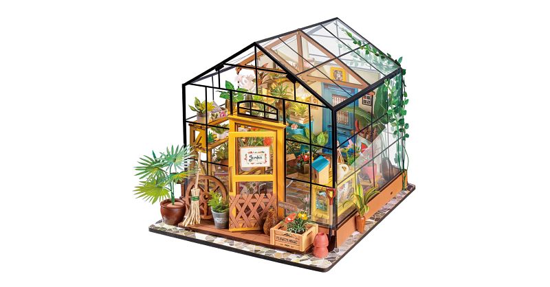 【k.flower】モルタルハウス2点セット Rolife DIY Miniature House: Cathy's Flower House | Wooden Models