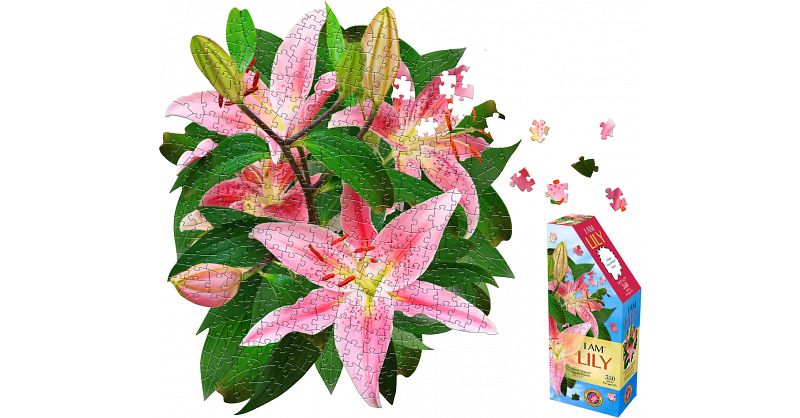 I AM Lily - Shaped Jigsaw Puzzle | 101-499 Pieces | Puzzle Master Inc