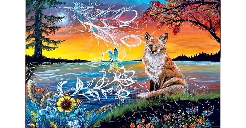 Rainbow Garden Dreamer 1000-Teile Puzzle – Buntes Kunst-Puzzle Für Erwachsene & Kinder Ab 12 Jahren – Größe 26x38 Cm