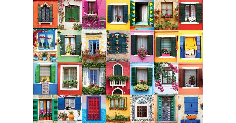 Mediterranean Windows | 1000 Pieces | Puzzle Master Inc